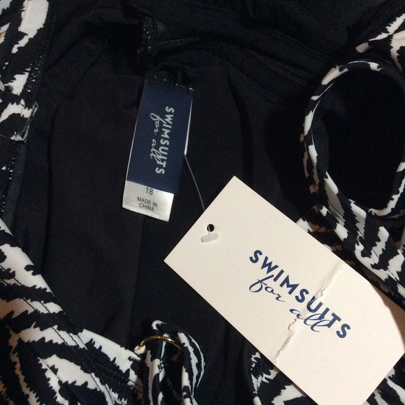 Swimsuits For All NWT Faux-Flyaway Swimdress, 18 - Picture 8 of 8